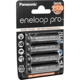 Panasonic eneloop pro Batteria ricaricabile Stilo AA Batteria ricaricabile, Stilo AA, 4 pz, 2500 mAh, Nero