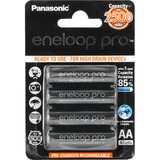 Panasonic eneloop pro Batteria ricaricabile Stilo AA Batteria ricaricabile, Stilo AA, 4 pz, 2500 mAh, Nero