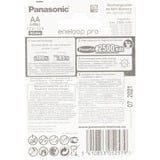 Panasonic eneloop pro Batteria ricaricabile Stilo AA Batteria ricaricabile, Stilo AA, 4 pz, 2500 mAh, Nero