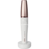 Procter & Gamble 81636295 epilatore 10 pinzette Bianco, Bronzo grigio/Bronzo, Bianco, Bronzo, 10 pinzette, Guance, Mento, Fronte, Labbro superiore, 0,5 mm, Batteria, 100 - 240V