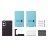 Samsung Custodia Magnetica in Carbonio, Custodia per telefono rosso scuro