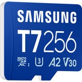 Samsung T7 microSDXC 256 GB, Scheda di memoria blu