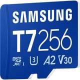 Samsung T7 microSDXC 256 GB, Scheda di memoria blu