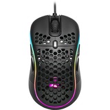 Sharkoon Light² S mouse Ambidestro USB tipo A Ottico 6200 DPI, Mouse da gioco Nero, Ambidestro, Ottico, USB tipo A, 6200 DPI, Nero