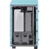 Thermaltake The Tower 100 Mini Tower Turchese turchese, Mini Tower, PC, Turchese, Mini-ITX, SPCC, Vetro temperato, 19 cm