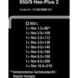 Wera 950/9 Hex-Plus 2 