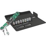 Wera Drehmomentschlüssel Safe-Torque A2 Set 1, 23 pezzi, Chiave dinamometrica Nero/Verde