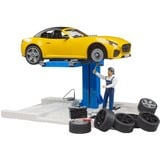 bruder bworld centro assistenza PKW + bruder Roadster,  veicolo da gioco 