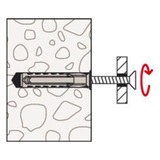 fischer Tasselli SX Plus 12x60 in secchio, Tassello grigio chiaro