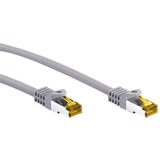 goobay 91585 cavo di rete Grigio 1 m Cat7 S/FTP (S-STP) grigio, 1 m, Cat7, S/FTP (S-STP), RJ-45, RJ-45