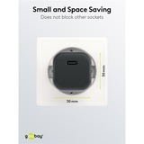 goobay Set di ricarica Apple Lightning / USB-C PD nano 20 watt, Caricabatterie Nero