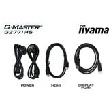 iiyama G-MASTER G2771HS-B1 Monitor PC 68,6 cm (27") 1920 x 1080 Pixel 4K Ultra HD Nero, Monitor di gioco Nero (opaco), 68,6 cm (27"), 1920 x 1080 Pixel, 4K Ultra HD, 0,4 ms, Nero