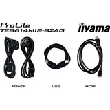 iiyama PROLITE TE8614MIS-B2AG Pannello piatto per segnaletica digitale 2,17 m (85.6") LCD Wi-Fi 435 cd/m² 4K Ultra HD Nero Touch screen Processore integrato Android 24/7, Public Display Nero (opaco), Pannello piatto per segnaletica digitale, 2,17 m (85.6"), LCD, 3840 x 2160 Pixel, Wi-Fi, 24/7