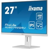 iiyama ProLite XUB2792QSU-W6 Monitor PC 68,6 cm (27") 2560 x 1440 Pixel Quad HD LED Bianco, Monitor LED bianco (matto), 68,6 cm (27"), 2560 x 1440 Pixel, Quad HD, LED, 0,4 ms, Bianco