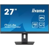 iiyama XUB2792HSU-B6 Monitor PC 68,6 cm (27") 1920 x 1080 Pixel Full HD LED Nero, Monitor LED Nero (opaco), 68,6 cm (27"), 1920 x 1080 Pixel, Full HD, LED, 0,4 ms, Nero