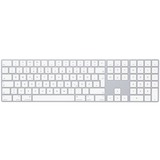 Apple MQ052D/A tastiera Bluetooth QWERTZ Tedesco Bianco argento/Bianco, Full-size (100%), Wireless, Bluetooth, QWERTZ, Bianco