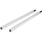 BESSEY Asta per telaio porta TU, Supporto argento/Rosso