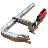 BESSEY GZ30-2K morsa Morsetto F 30 cm Nero, Rosso, Acciaio inossidabile Nero/Rosso, Morsetto F, Plastica, Acciaio, 30 cm