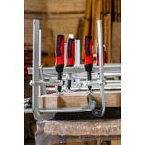 BESSEY GZ30-2K morsa Morsetto F 30 cm Nero, Rosso, Acciaio inossidabile Nero/Rosso, Morsetto F, Plastica, Acciaio, 30 cm