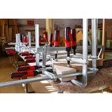 BESSEY GZ30-2K morsa Morsetto F 30 cm Nero, Rosso, Acciaio inossidabile Nero/Rosso, Morsetto F, Plastica, Acciaio, 30 cm