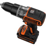 BLACK+DECKER Avvitatore a percussione a batteria BL188K, 18Volt, Cordless Nero/Orange