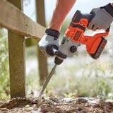 BLACK+DECKER BCD900E2K, Trapano a percussione arancione /Nero