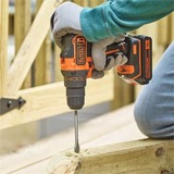 BLACK+DECKER BDCDD186K Trapano con impugnatura a pistola Ioni di Litio 1.5Ah Nero, Arancione trapano senza fili Nero/Orange, Trapano con impugnatura a pistola, Perforamento, Nero, Arancione, 2,5 cm, 1 cm, 360 Giri/min