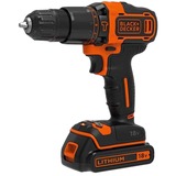 BLACK+DECKER BDCHD18KBST 1400 Giri/min Nero, Arancione, Cordless Nero/Orange, Cacciavite elettrico, Impugnatura a pistola/diritta, Nero, Arancione, Sovraccarico, 1400 Giri/min, 40 Nm