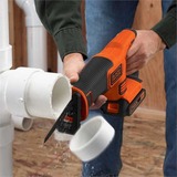 BLACK+DECKER BDCR18 Nero, Arancione arancione /Nero, Nero, Arancione, 2,2 cm, 79,5 dB, 90,5 dB, Batteria, Ioni di Litio