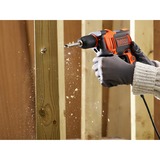 BLACK+DECKER BEH710-QS, Trapano a percussione arancione /Nero