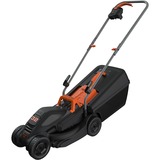 BLACK+DECKER BEMW351-QS tagliaerba Tagliaerba a spinta Nero, Arancione Nero/Orange, Tagliaerba a spinta, 32 cm, 2 cm, 6 cm, Lame rotanti, 35 L