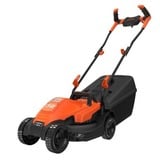 BLACK+DECKER BEMW451BH-QS tagliaerba Tagliaerba a spinta AC Nero, Arancione, Rasaerba arancione /Nero, Tagliaerba a spinta, 32 cm, 2,3 cm, 6,3 cm, Lame rotanti, 35 L
