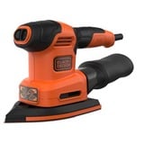 BLACK+DECKER BEW200K Levigatrice multiuso 12000 Giri/min Nero, Arancione arancione /Nero, Levigatrice multiuso, Velcro, Nero, Arancione, 12000 Giri/min, 1 mm, 82,5 dB