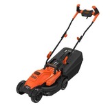 BLACK+DECKER BLACK+DECKER BEMW451BH-QS Tondeuse à Gazon Filaire 3 Hauteurs, 1200 W, Orange, 32 cm, Rasaerba arancione /Nero, 1200 W, Orange, 32 cm
