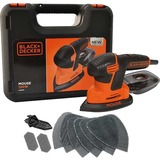 BLACK+DECKER BLACK+DECKER KA2500K Levigatrice Multifunzione Mouse, Velocità 14.000 Giri/Min, 120 W arancione /Nero, Velocità 14.000 Giri/Min, 120 W