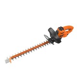 BLACK+DECKER Black + Decker Elektro-Heckenschere (500W, 50 cm Schwertlänge, 22 mm Schnittstärke, Bügel-Zweithandgriff und transparentem Handschutz, für mittlere bis große Hecken) arancione /Nero, 50 cm Schwertlänge, 22 mm Schnittstärke, Bügel-Zweithandgriff und transparentem Handschutz, für mittlere bis große Hecken)