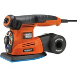 BLACK+DECKER Black + Decker KA280K Multiponceuse Autoselect 2 Vitesses arancione /Nero, Levigatrice multiuso, 8500 Giri/min, 13000 Giri/min, 220 W, 230 V, 12,5 cm