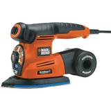 BLACK+DECKER Black + Decker KA280K Multiponceuse Autoselect 2 Vitesses arancione /Nero, Levigatrice multiuso, 8500 Giri/min, 13000 Giri/min, 220 W, 230 V, 12,5 cm