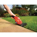 BLACK+DECKER GSL200 cesoia per erba cordless 8 cm 3,6 V Litio Nero, Arancione arancione , 8 cm, Nero, Arancione, Litio, 3,6 V, 1,1 Ah, 580 g
