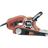 BLACK+DECKER KA88 Levigatrice a nastro arancione /Nero, Levigatrice a nastro, AC, 230 V, 3 m, 75 x 190 mm, 720 W