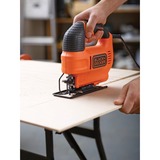 BLACK+DECKER KS701E seghetto elettrico 520 W, Puzzle arancione /Nero, Nero, 45°, 7 cm, 1,9 cm, 1,5 cm, 5 mm
