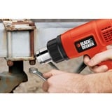 BLACK+DECKER KX1650 740l/min 1750W Rosso pistola ad aria calda arancione , 740 l/min, 460 - 600 °C, 570 l/min, Rosso, AC, 1750 W