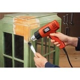 BLACK+DECKER KX1650 740l/min 1750W Rosso pistola ad aria calda arancione , 740 l/min, 460 - 600 °C, 570 l/min, Rosso, AC, 1750 W