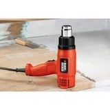 BLACK+DECKER KX1650 740l/min 1750W Rosso pistola ad aria calda arancione , 740 l/min, 460 - 600 °C, 570 l/min, Rosso, AC, 1750 W