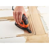 BLACK+DECKER Kompakt-Mouse BEW230-QS 55W, Delta Sanders arancione /Nero