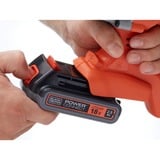 BLACK+DECKER Martello combinato a batteria BCD900E2K, 18Volt, Trapano a percussione arancione /Nero