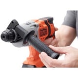 BLACK+DECKER Martello combinato a batteria BCD900E2K, 18Volt, Trapano a percussione arancione /Nero