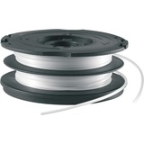 BLACK+DECKER Rocchetto e doppio filo nylon, Filo falciatura Nero, Bianco, Nylon, 6 m, GL701, GL716, GL720, GL741, 2 pz, 1,5 mm