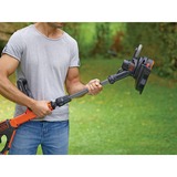 BLACK+DECKER STC1820PC Batteria Nero, Arancione, Argento, Tagliabordi arancione /Nero, 7400 Giri/min, Nero, Arancione, Argento, 38 cm, 96 dB, 80 dB, 2,5 m/s²