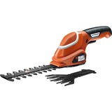 BLACK+DECKER Tosaerba & Sfoltirami Black & Decker GSL700, Rifilasiepi arancione /Nero, Nero, Arancione, Litio, 7 V, 1,2 Ah, 650 g